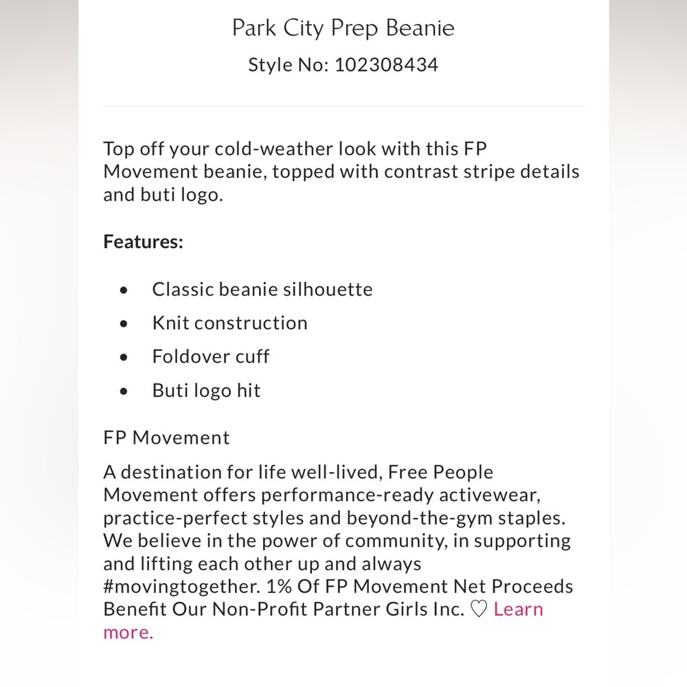 Free people Park City Beanie - Picture 3 of 3